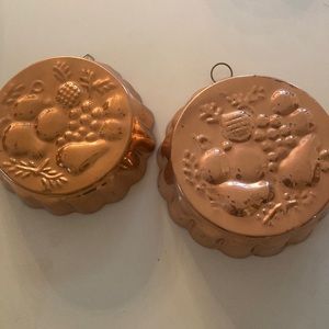 Copper Molds set of Two (2)